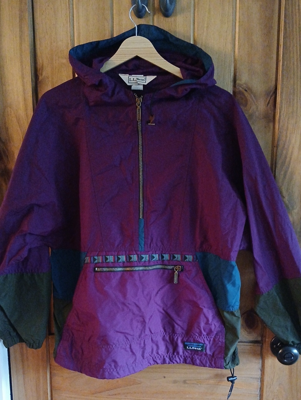 Vintage L.L. Bean Pullover 1/2 Zip Anorak - Medium